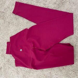 Lululemon red/pink leggings without tags but never worn